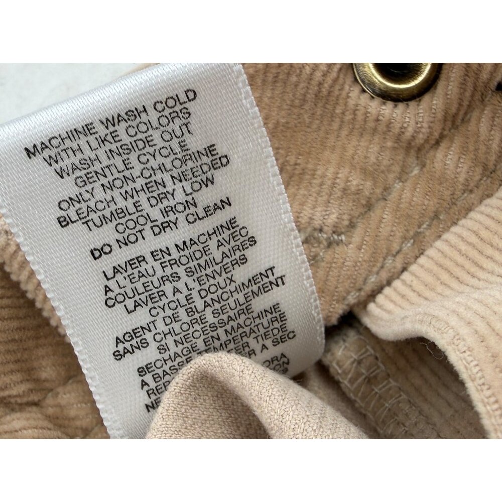 Michael Kors Tan Corduroy Pants | Quiet Luxury Academia Preppy Classic Casual 12 - Picture 13 of 14